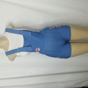 MARIO SHORT OVERALLS SIZE XSMALL BLACK MILK LIMITED EDITION